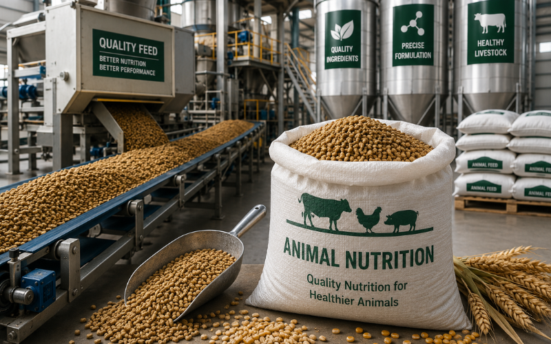 Animal nutrition manufacturing